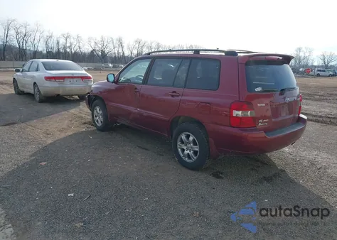 2007 Toyota Highlander V6 from USA, damaged, VIN JTEHP21A770210554